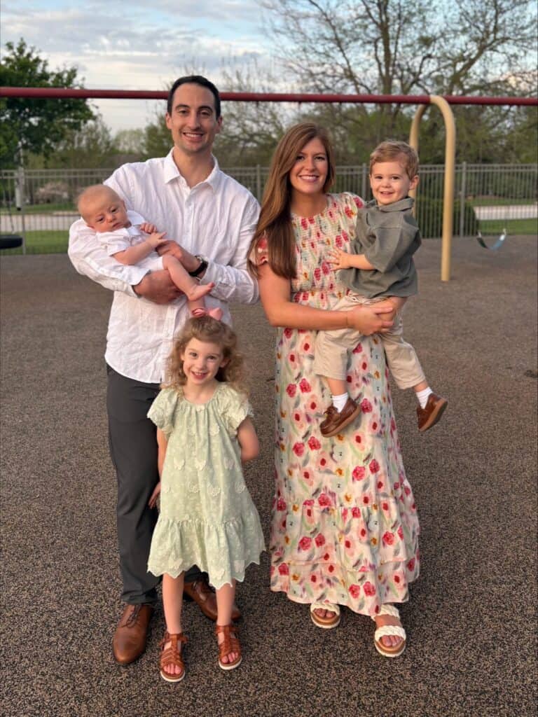Dr. Tony Raper with his wife and three children